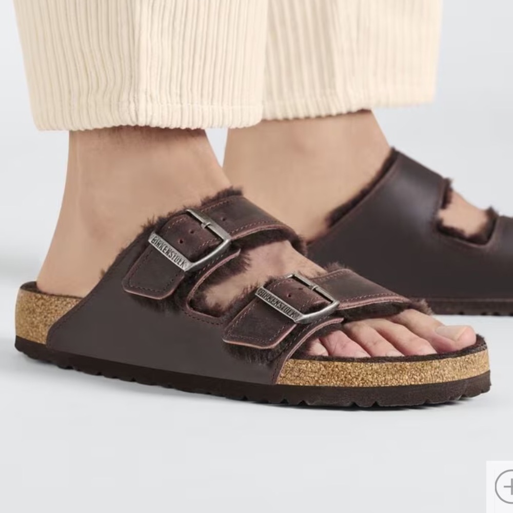 Birkenstock 👟Arizona Shearling
Oiled Leather Sz 42 men9-9.5 women 11-11.5
Habana